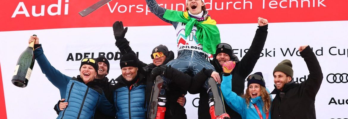 Brasileiro conquista prata em etapa da Copa do Mundo de esqui alpino